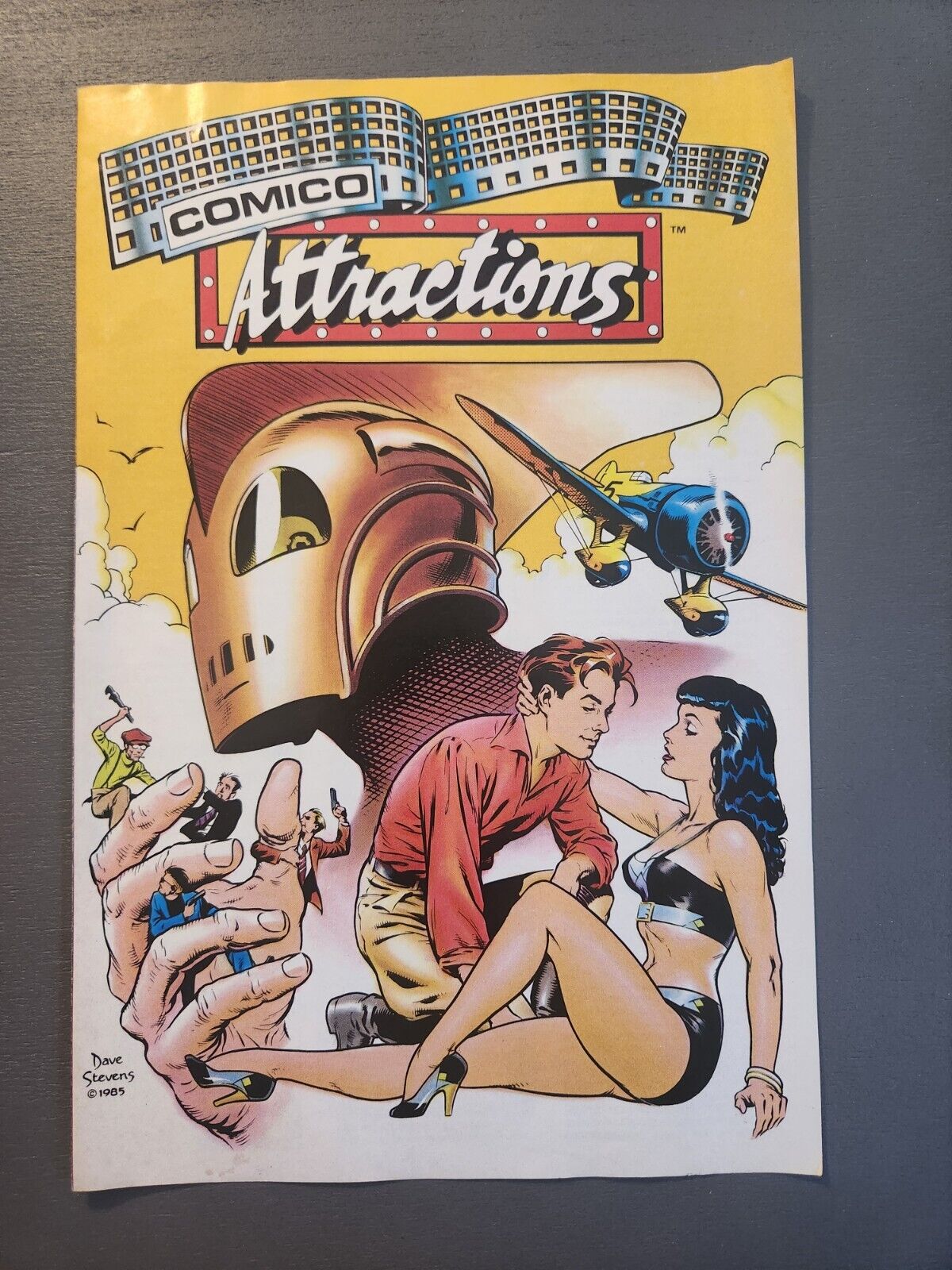 Comico Attractions #6 Dave Stevens 1985 Rocketeer