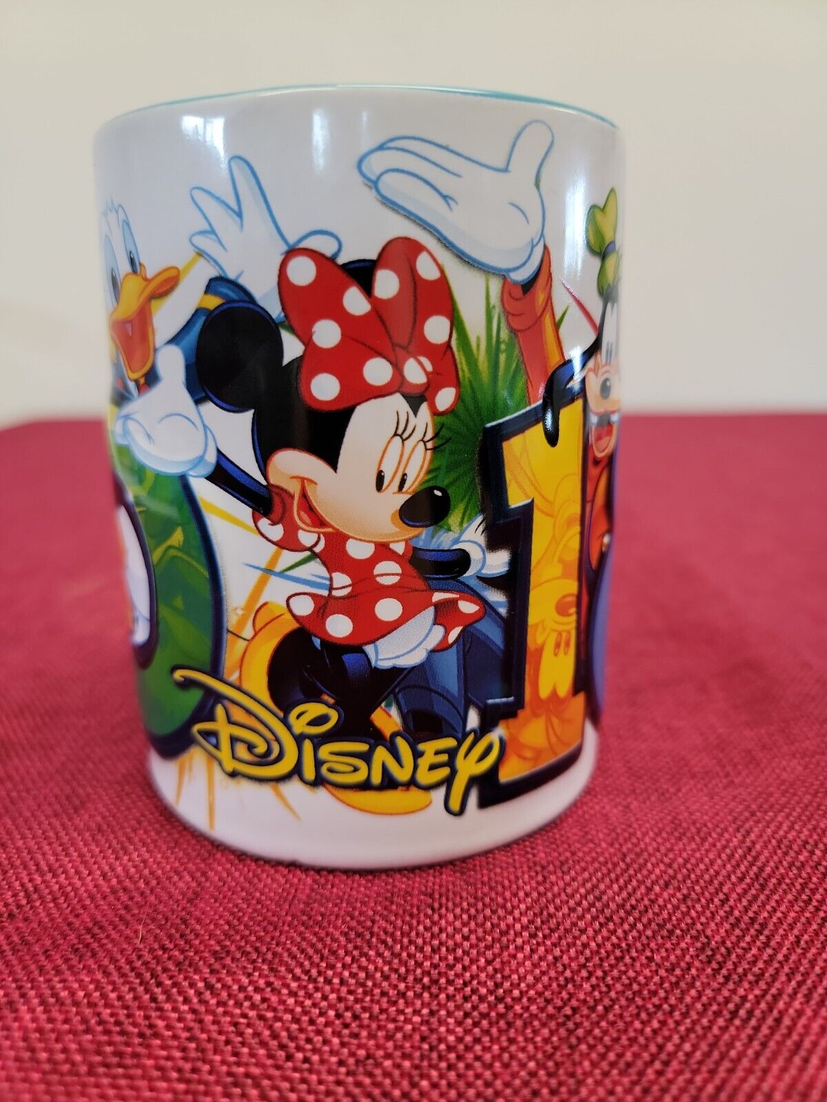 2016 Walt Disney Ceramic Coffee Mug Jerry Leigh Orlando Florida Collector