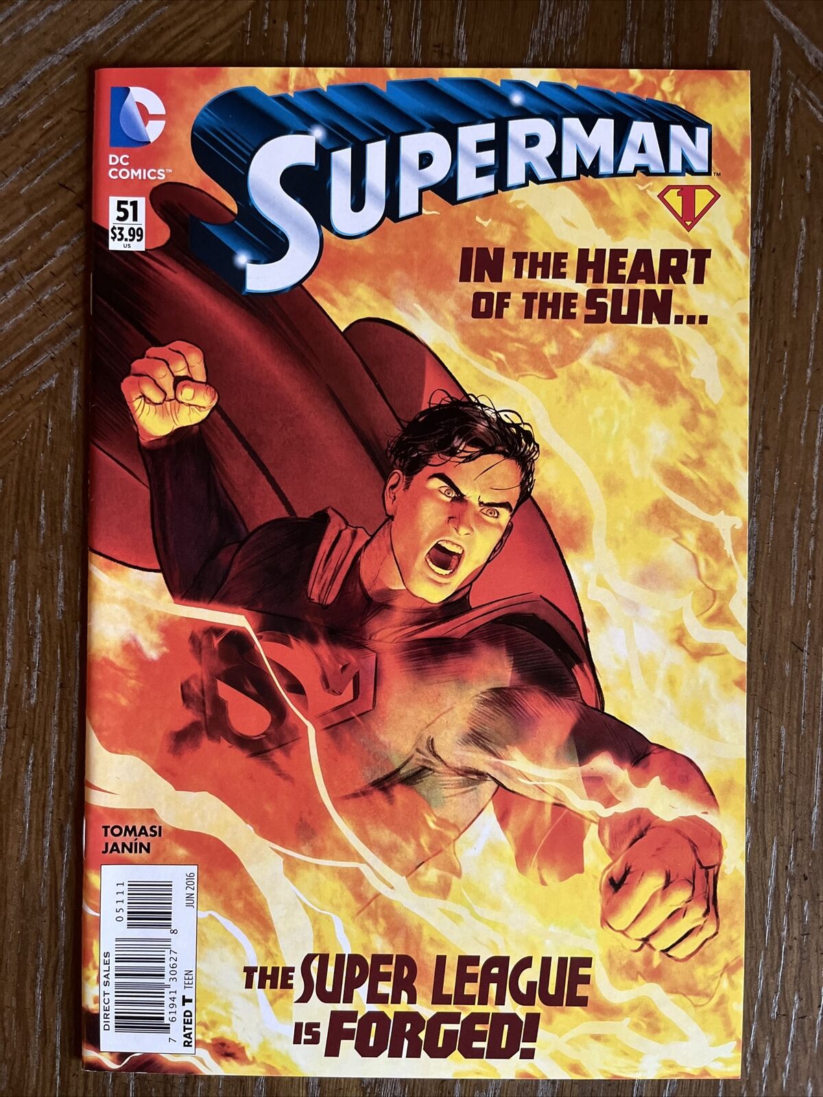Superman #51-2016 1st Standard Cover1st Superman-Zero 1st Denny Swan
