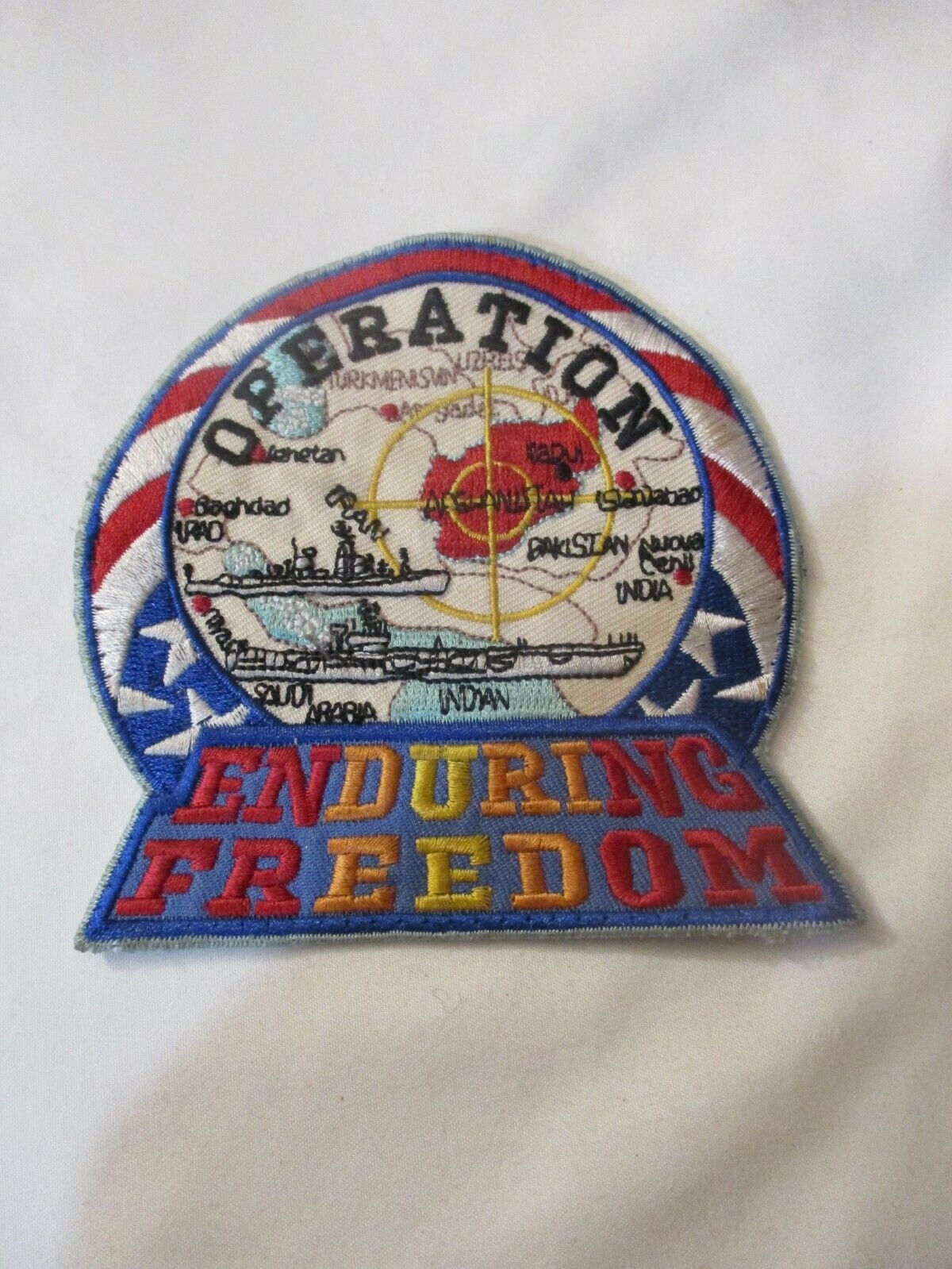 US Navy Operation Enduring Freedom OEF Deployment Cruise Patch 
