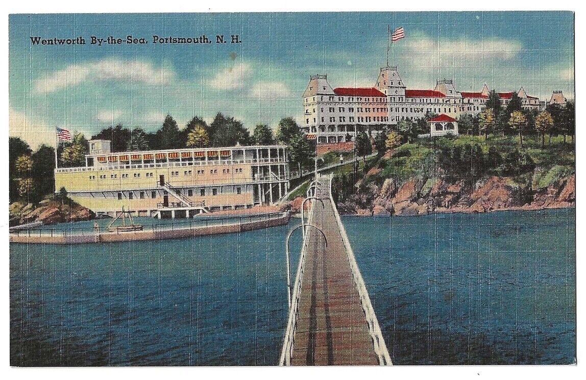 Portsmouth New Hampshire c1940\'s The Wentworth By The Sea Hotel