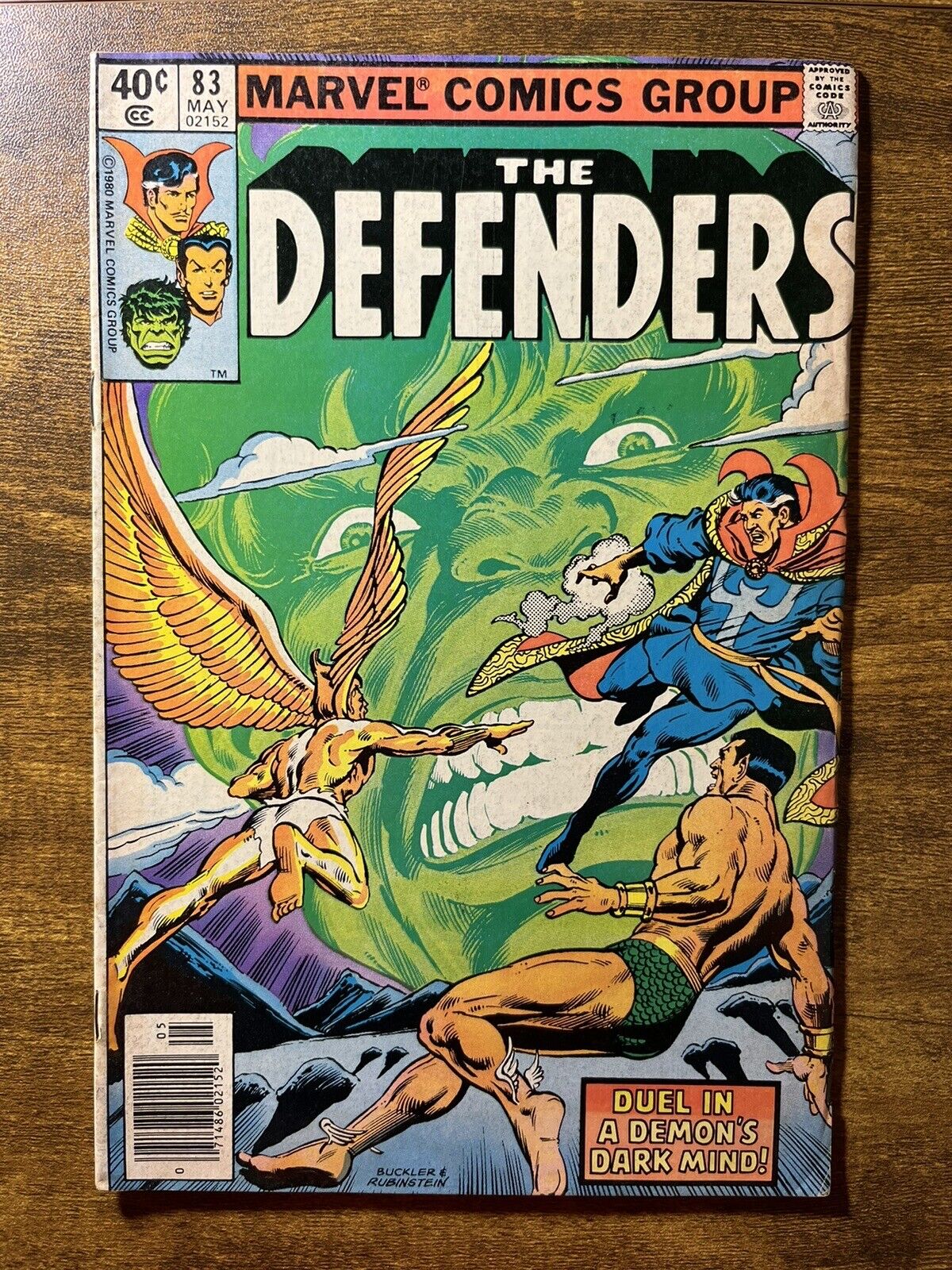 THE DEFENDERS 83 NEWSSTAND DOCTOR STRANGE RICH BUCKLER COVER MARVEL COMICS 1980