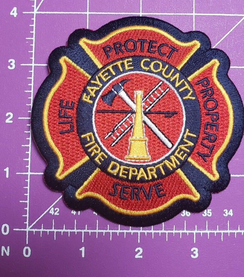 Fayette County Tennessee Fire department shoulder patch