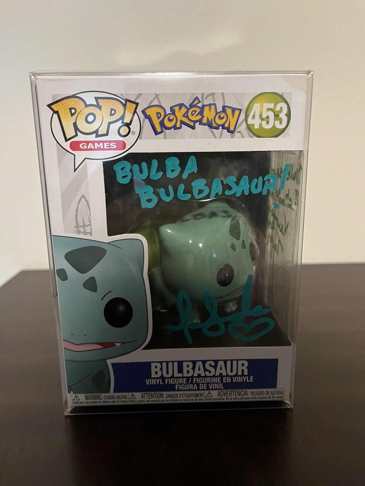 Bulbasaur Funko Pop Signed By Veronica Taylor And Tara Sands