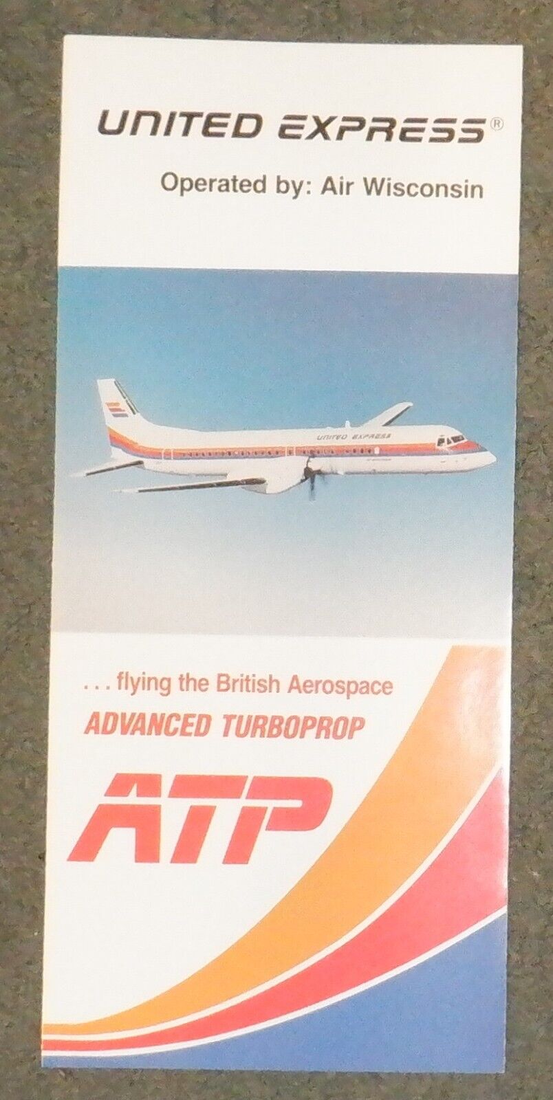 United Airlines 1960\'s Brochure -  British Aerospace ATP