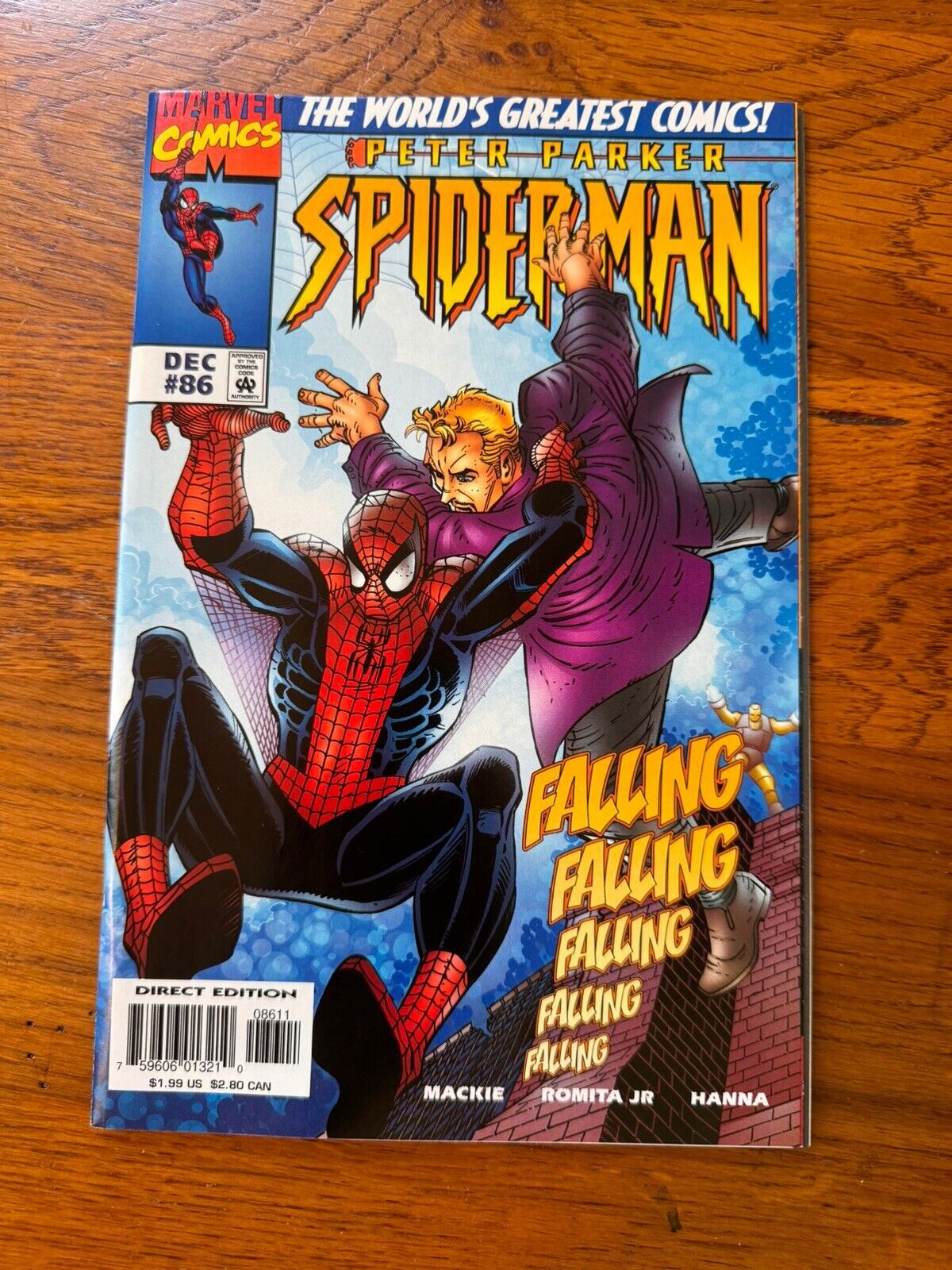 Peter Parker Spider-Man #86 John Romita Jr (1997 Marvel Comics)