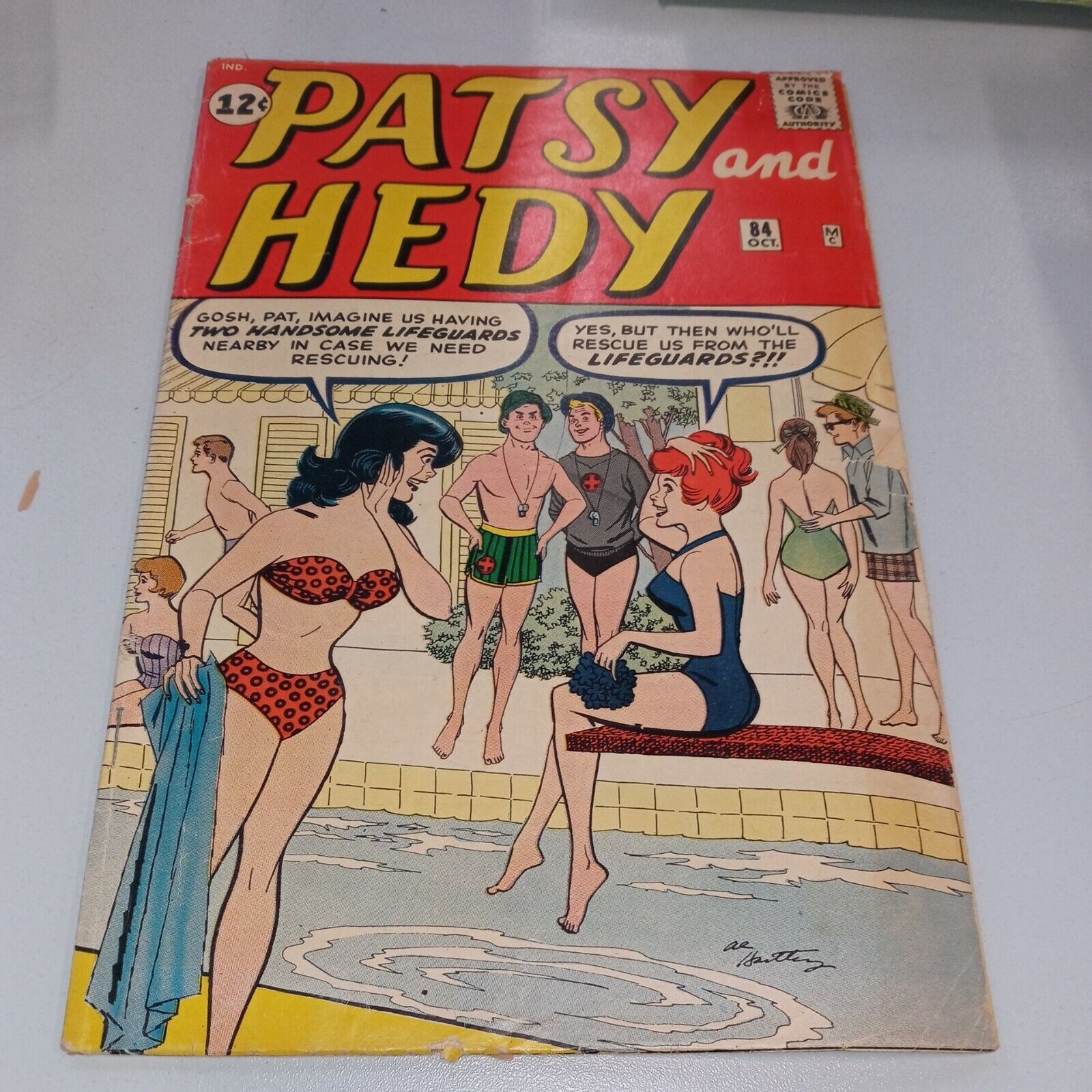 Patsy and Hedy 84 VG (4.0) Romance al hartley cv 1962 Paper Dolls Marvel Comics 