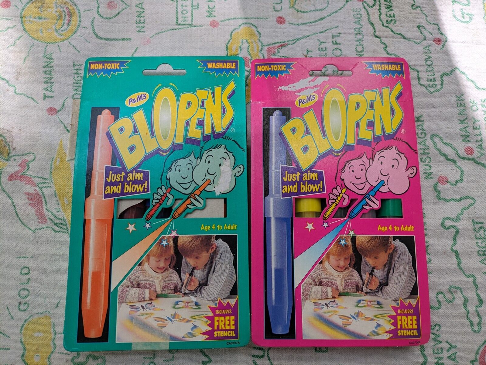 Vintage 90s Blopens Blo Pens P&M Kids Markers Brand New in Box 1996