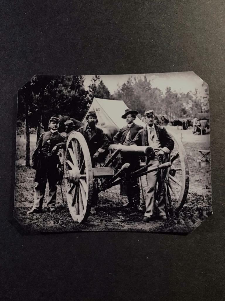 Sixth-Plate Civil War Union  Soldiers Tintype C2331RP