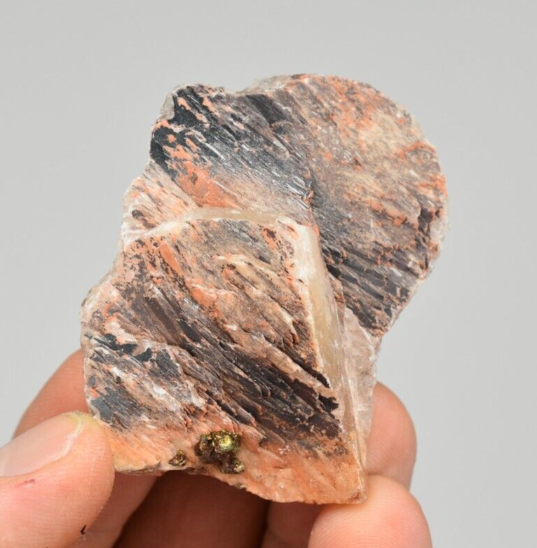 Barite with Chalcopyrite - Pea Ridge Mine, Washington Co., Missouri