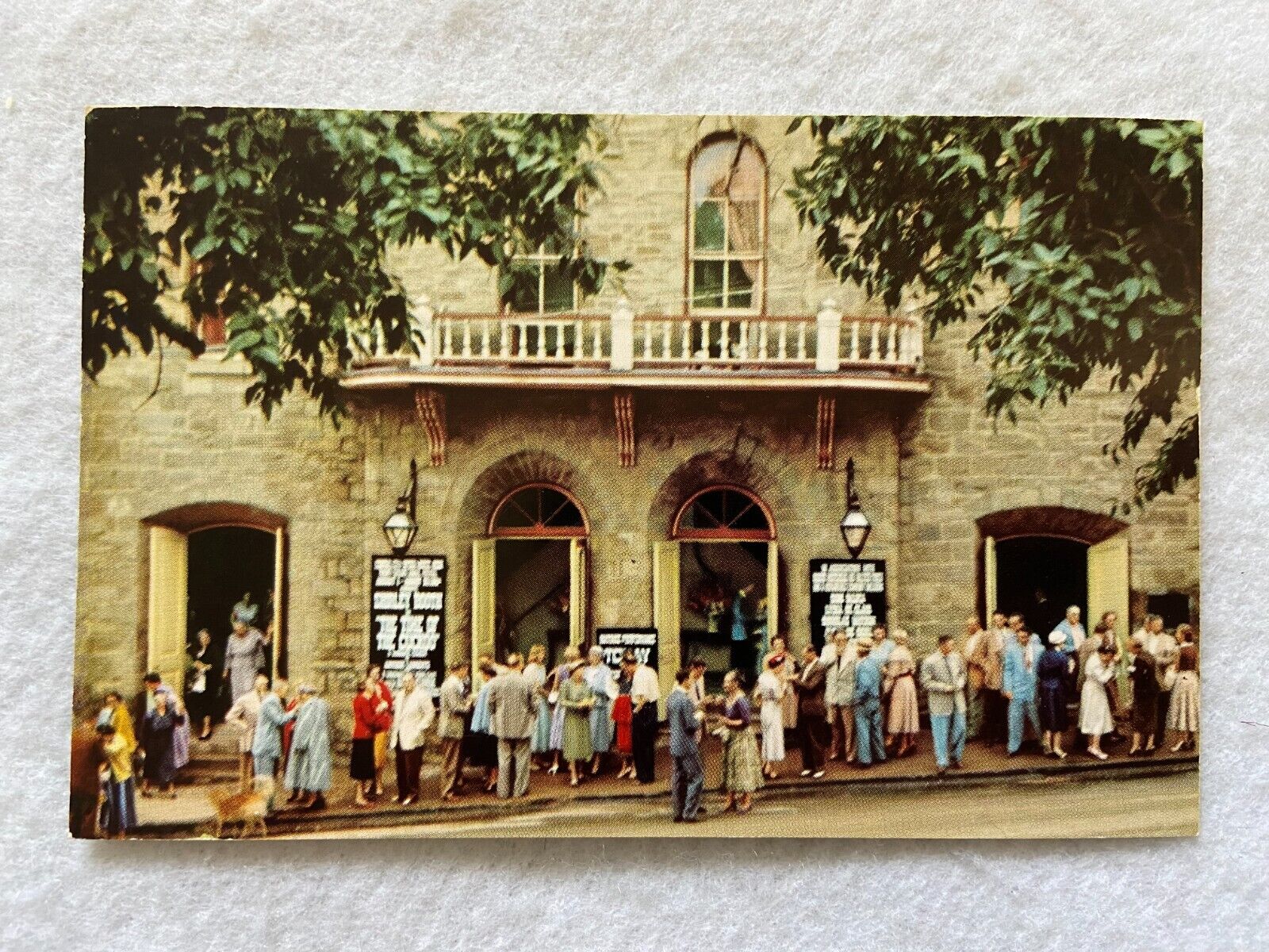Facade of Opera House, Central City, Colorado Vintage Postcard