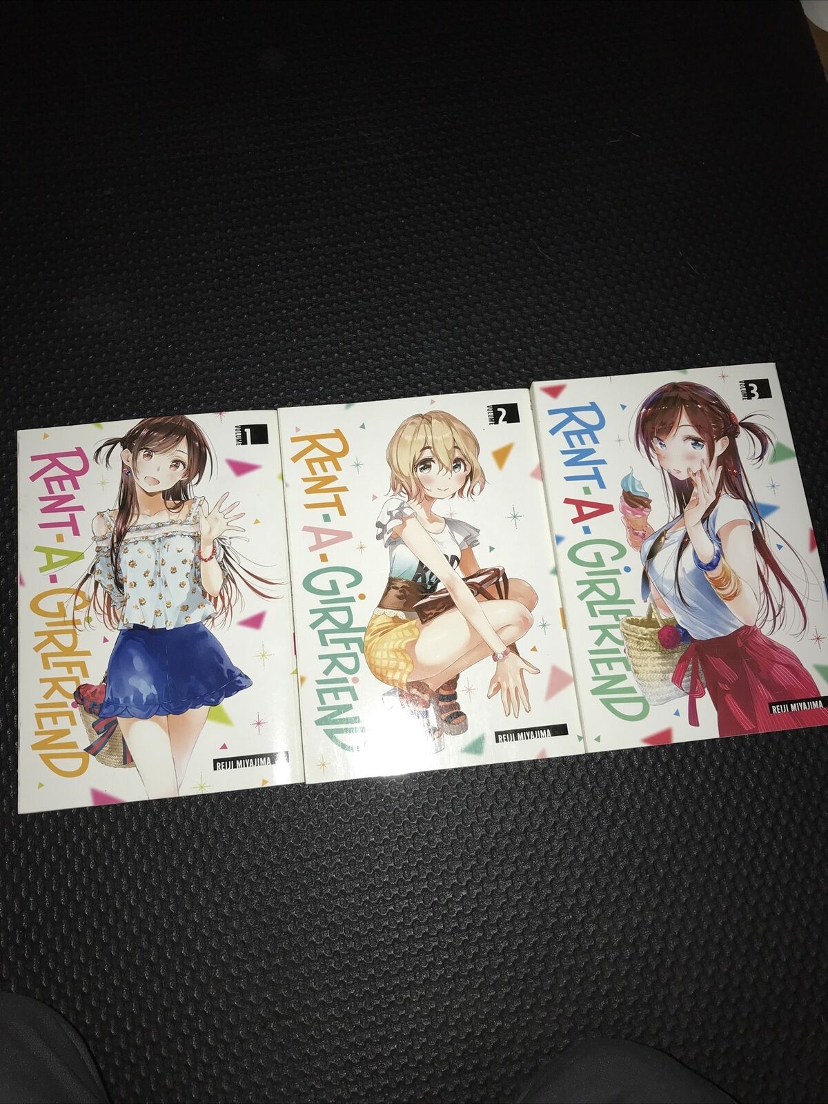 Manga Lot of Rent-A-Girlfriend Vol. 1-3