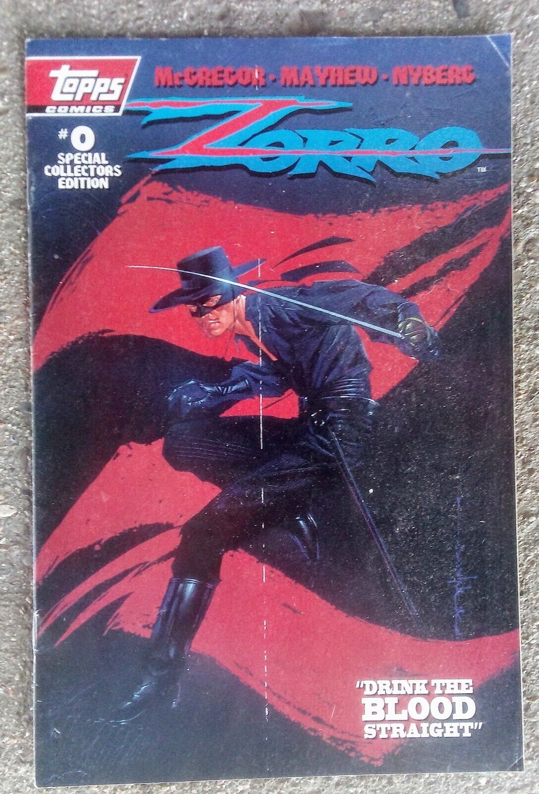 Zorro 0 Comic Book 1993 Topps Special Collector\'s Edition