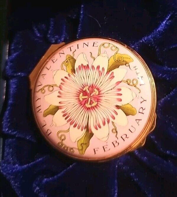 Halcyon Days Valentine\'s Day Trinket Box 2004, mint w/box Beautiful Rare