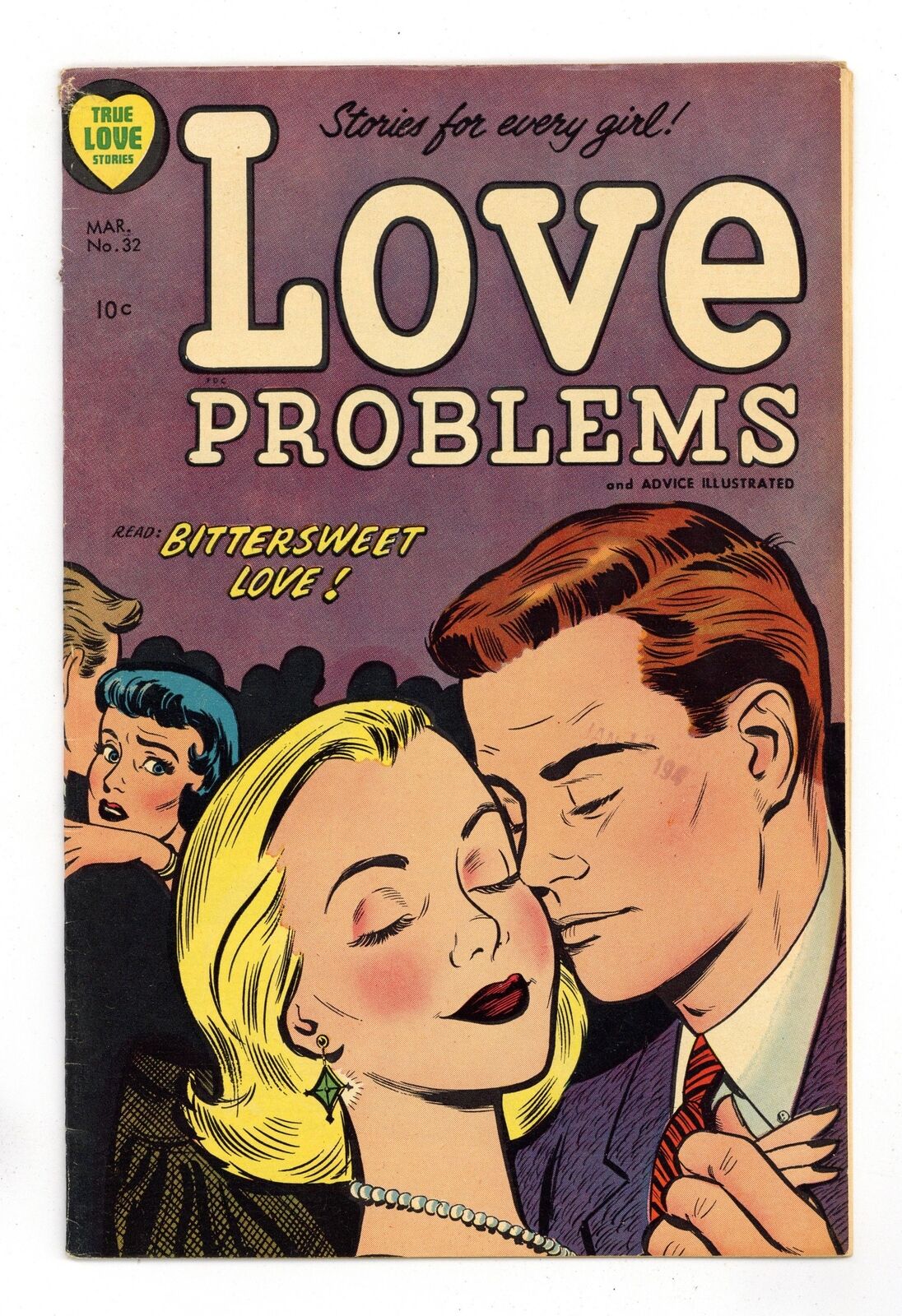 True Love Problems and Advice Illustrated #32 VG 4.0 1955 Low Grade