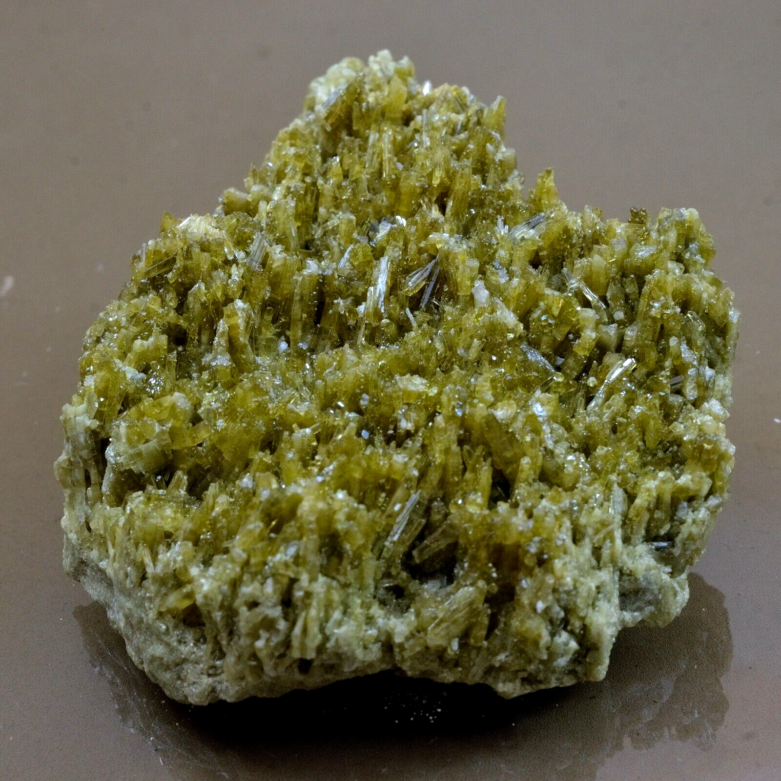 295 Carats Natural Green Epidote Crystal Cluster Specimen from Skardu Pakistan