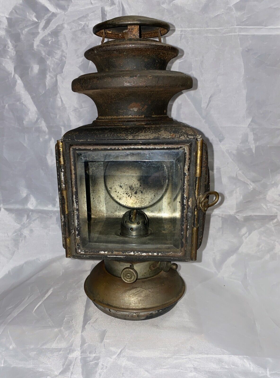 Early 1900’s Maxwell Carriage or Auto Kerosene Lantern Lamp