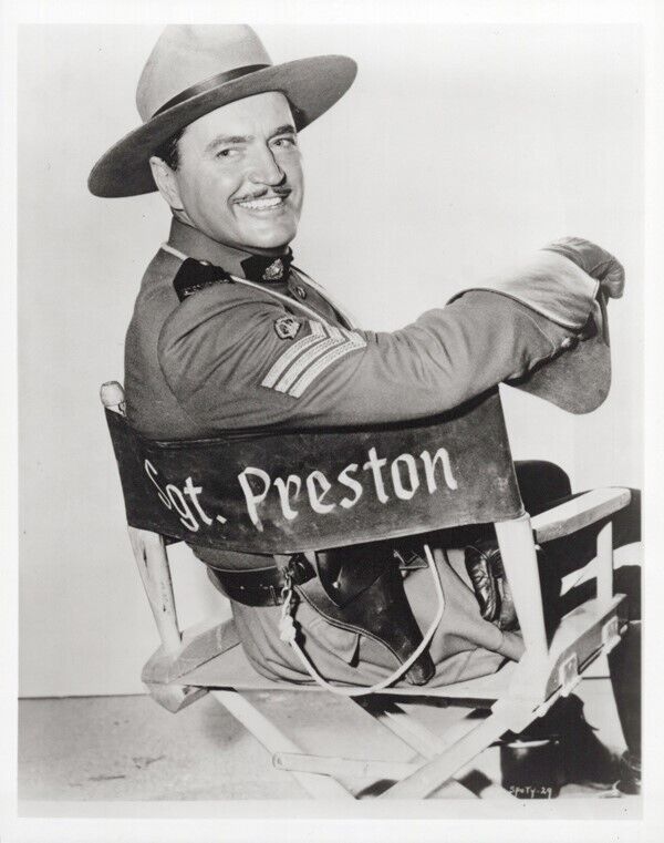 Sergeant Preston of the Yukon 1955 TV western Richard Simmons 8x10 inch photo