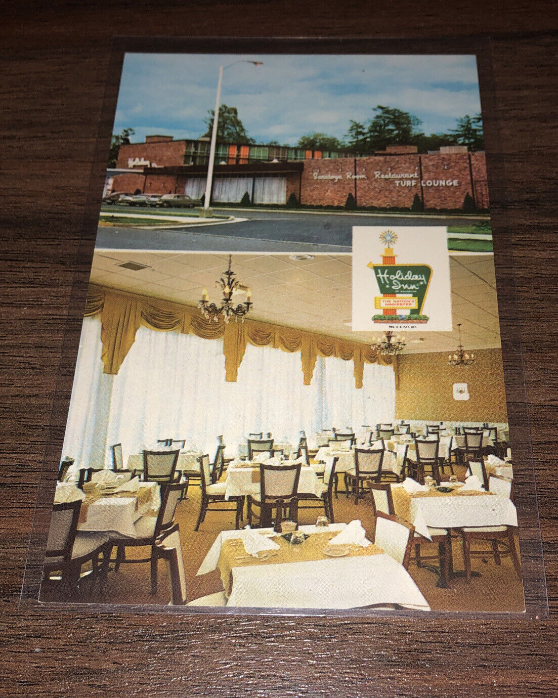 Vintage Postcard Holiday Inn Saratoga Springs New York Split Photo Unposted