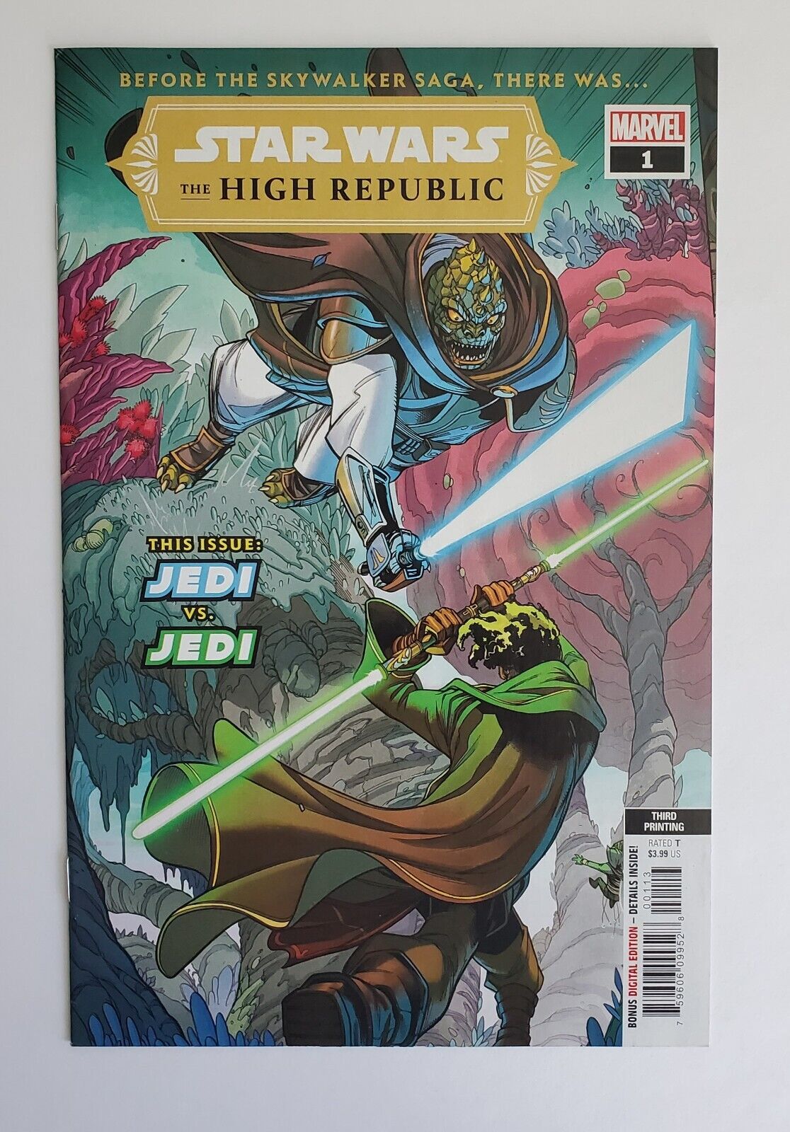 Star Wars The High Republic #1~Marvel~Rare 3rd print~Jedi Vs. Jedi