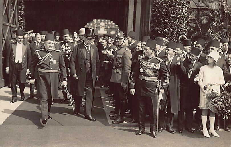 Egypt - King Fuad I on 16 october 1929 - REAL PHOTO - Publ. unknown