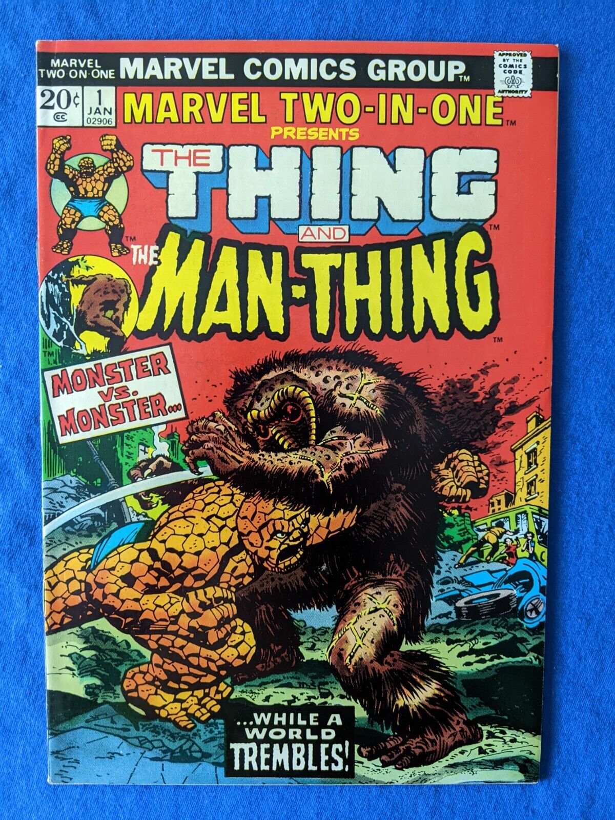 MARVEL TWO-IN-ONE #1 (Jan 1973) Marvel Bronze age classic, first issue.