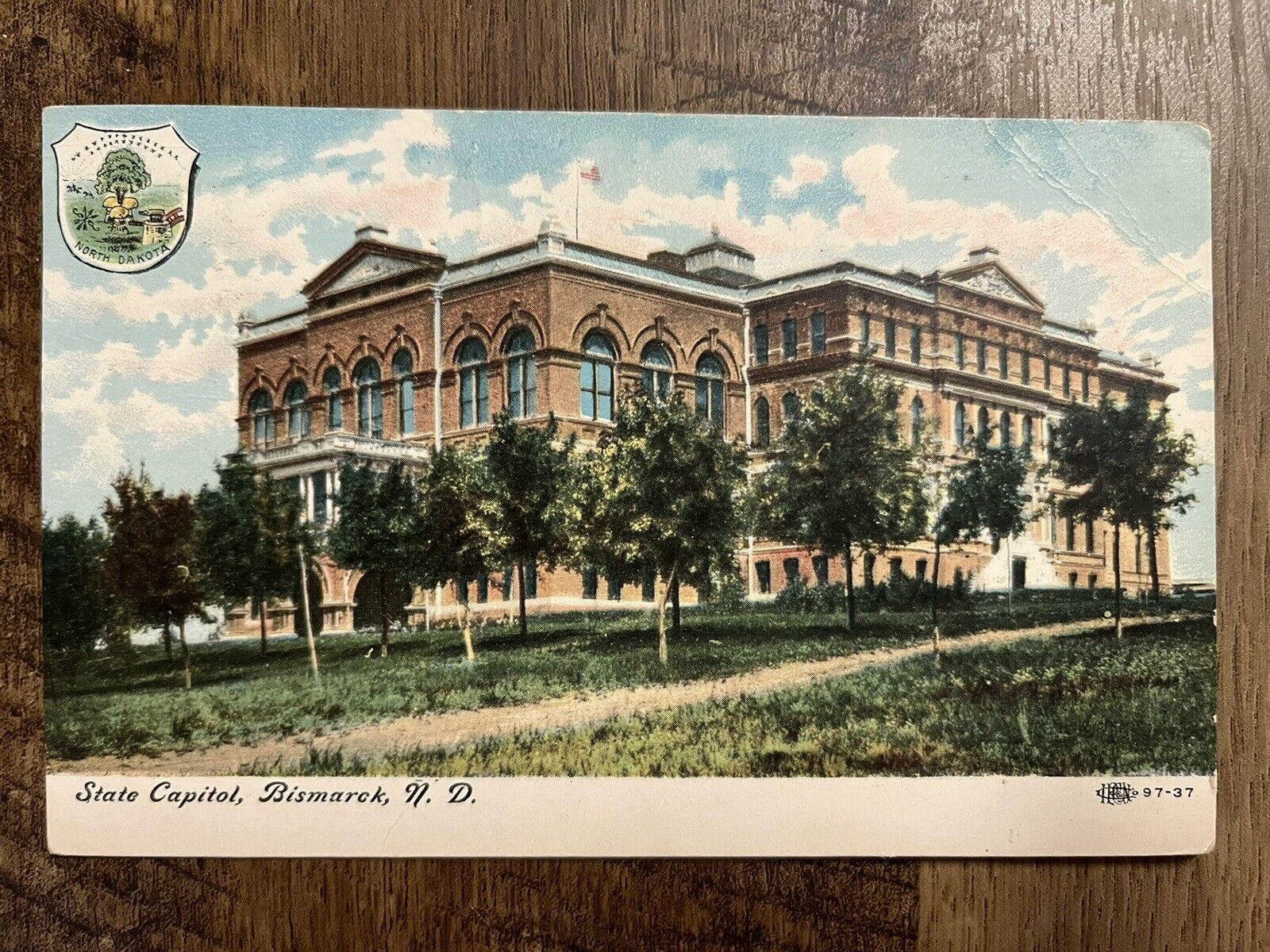 1908 - State Capitol - Bismarck, ND - Posted Antique Postcard