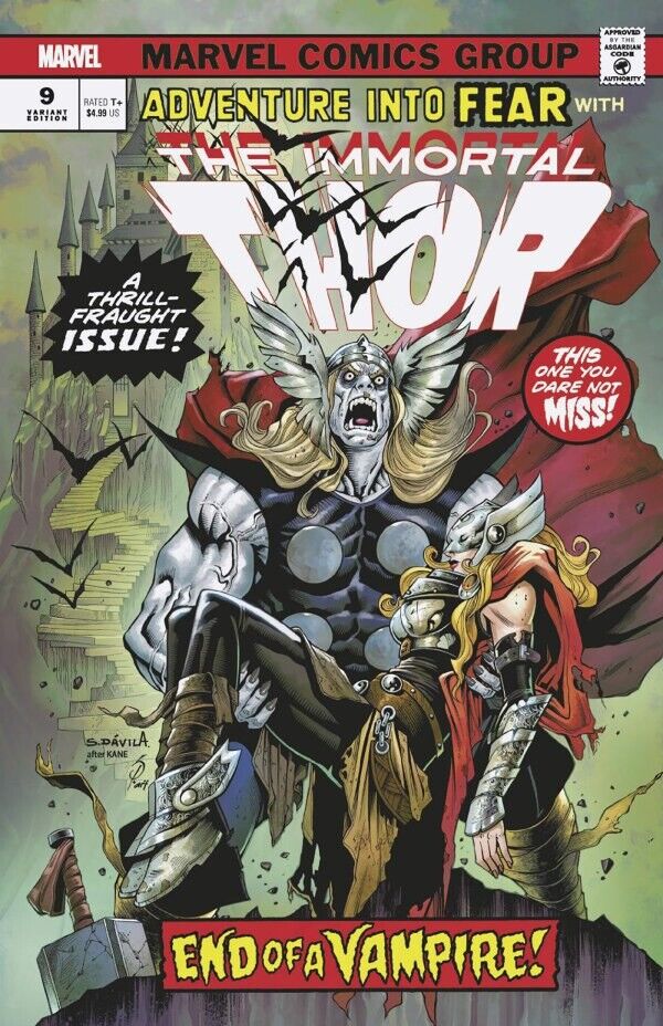 Marvel Comics ‘The Immortal Thor’ #9 (2024) Dávila Vampire Variant Cover