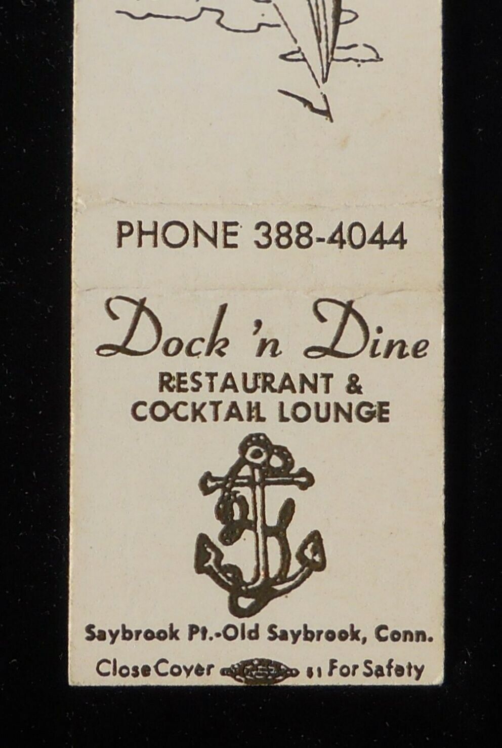 1960s Dock \'n Dine Restaurant Driftwood Terrace Viennese Garden Old Saybrook CT