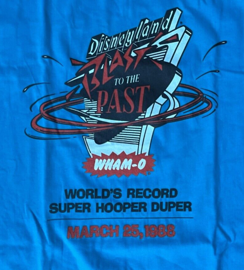 1988 Disneyland XL Whamo Frisbee (Ultra Rare) Tee Shirt  Disc Golf  T-Shirt  New