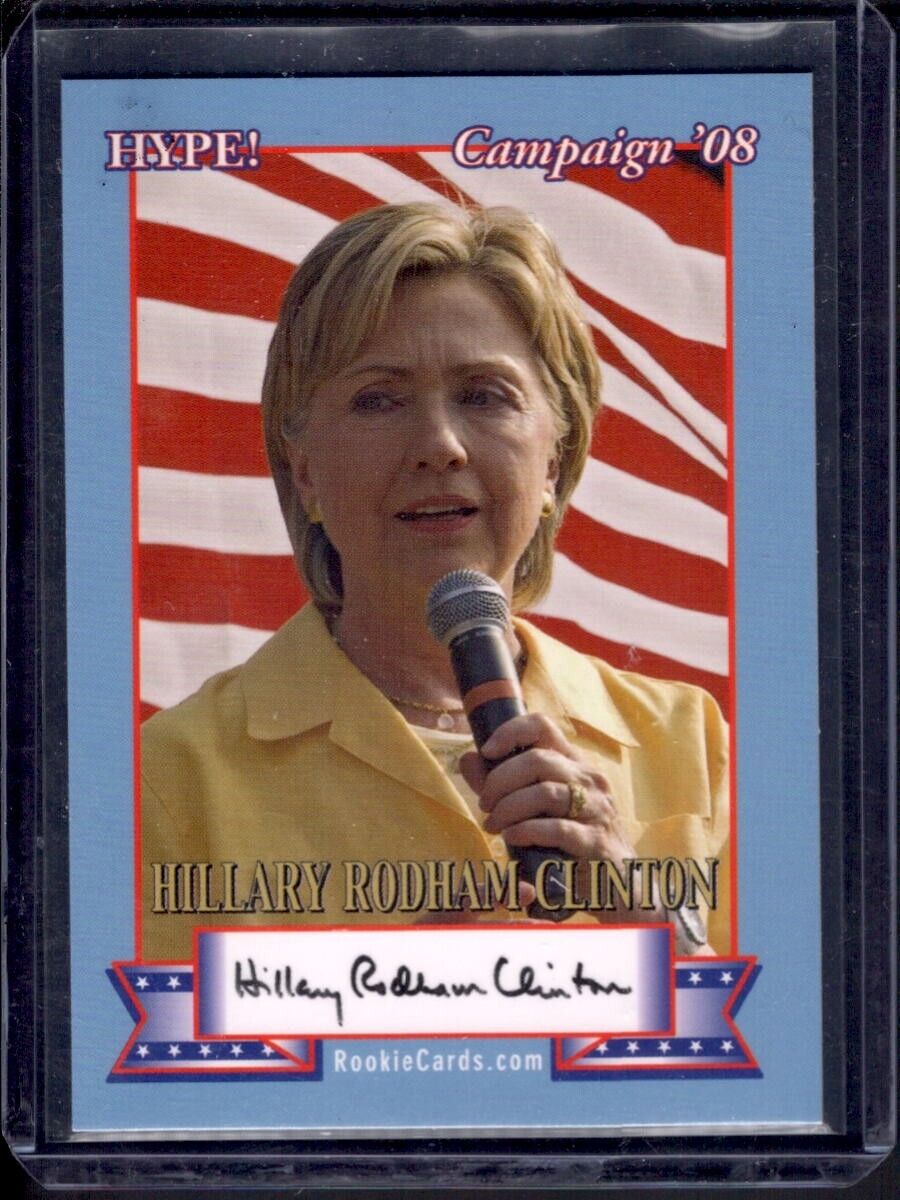2008 Hype Hillary Rodham Clinton Campaign \'08