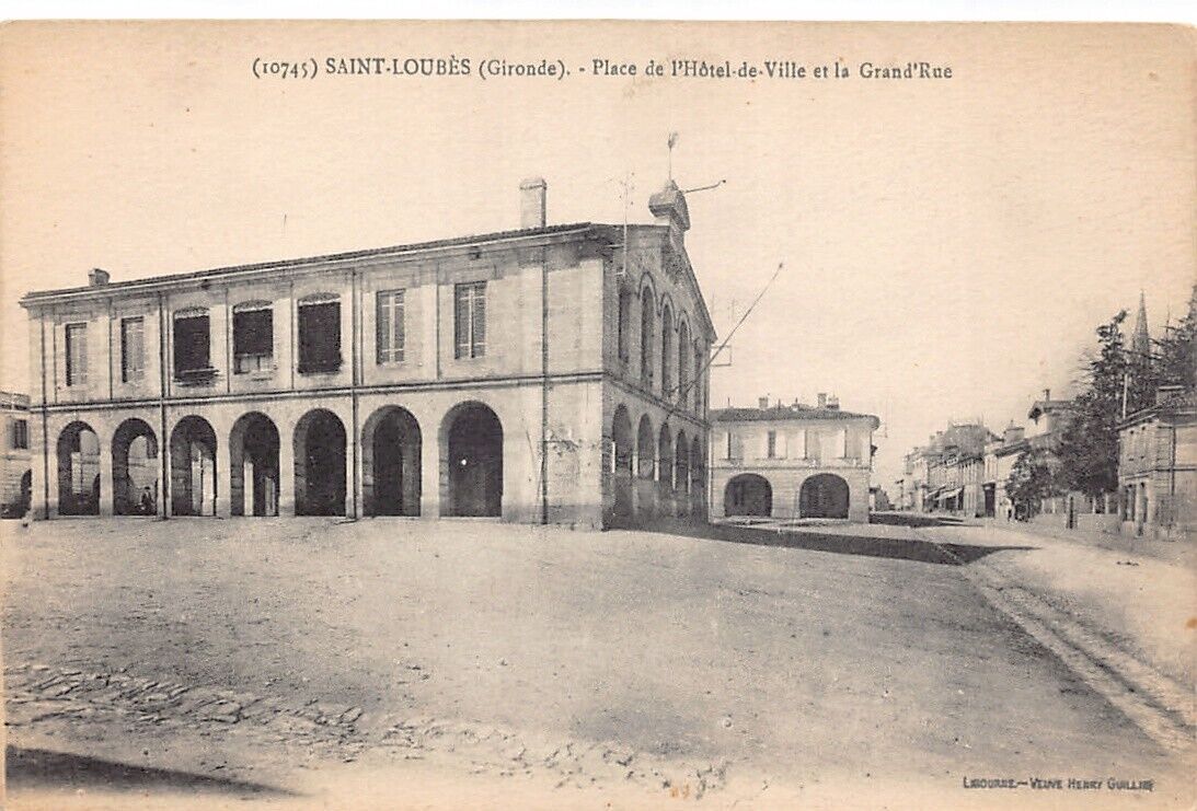 Saint-Loubès commune in the Gironde Nouvelle-Aquitaine France Vtg Postcard CP312