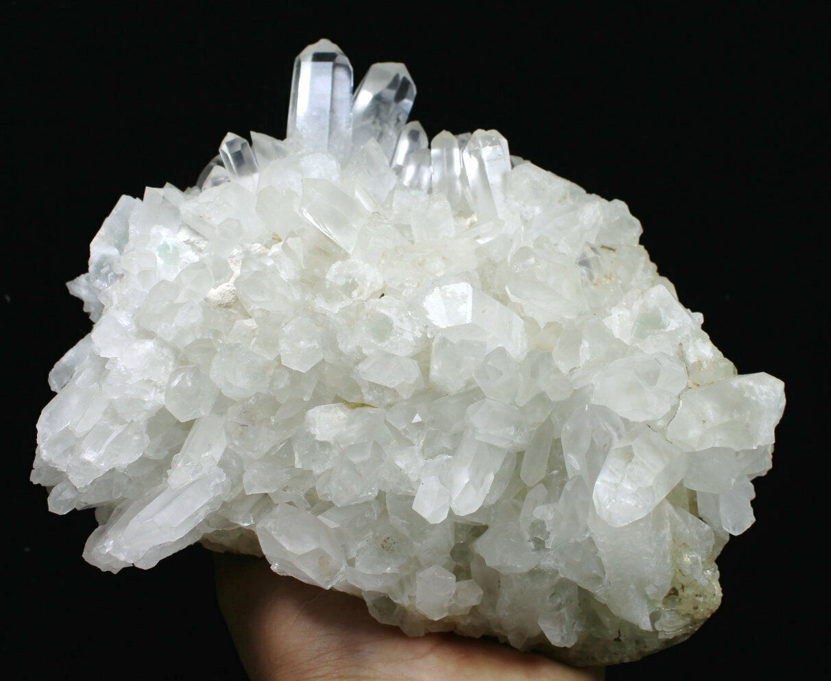 6.52lb Natural Beautiful white Quartz Crystal Cluster POINT Mineral Specimen