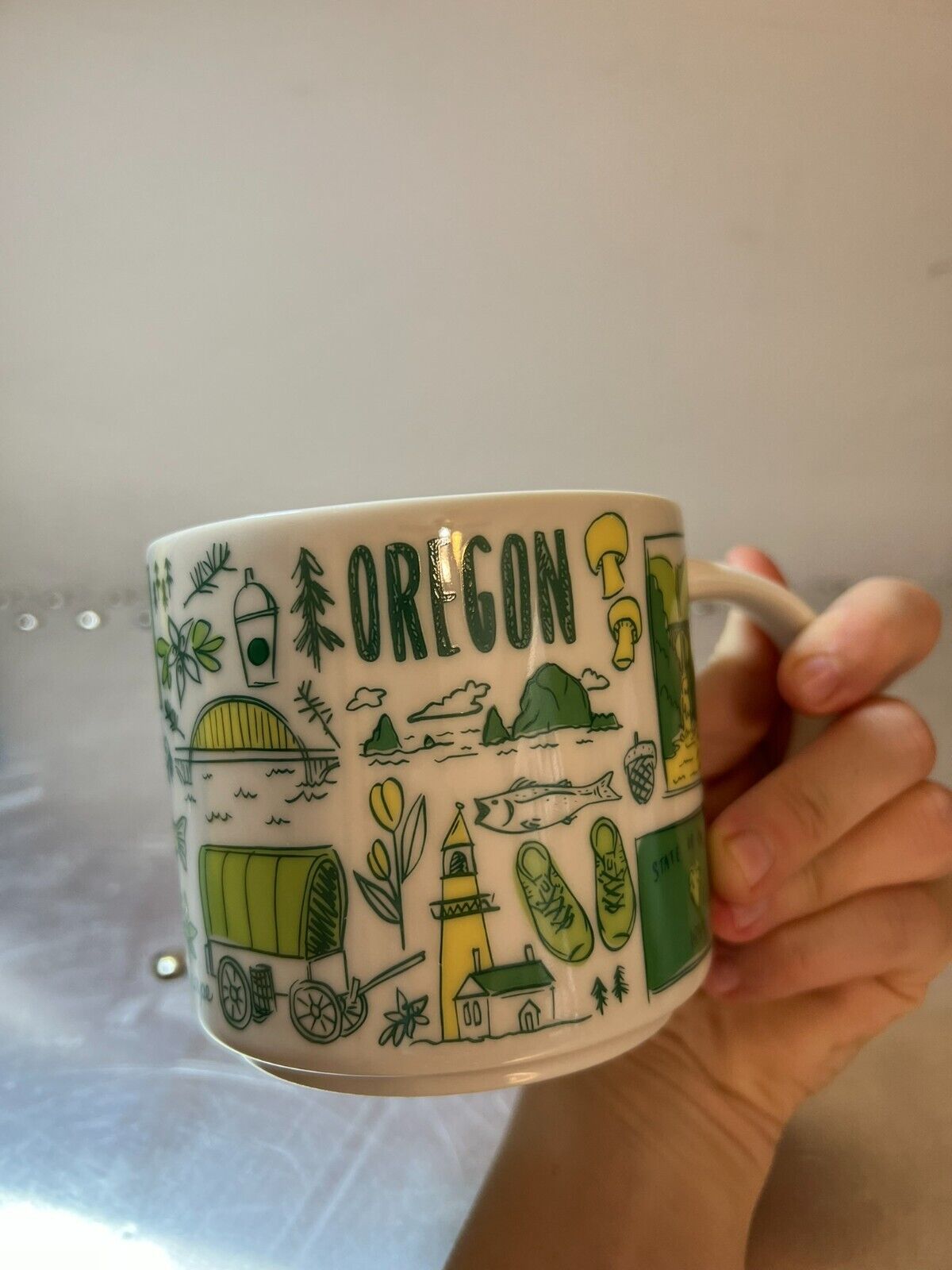 OREGON - State Starbucks Coffee Cup / Mug-  Been There Series 14oz 