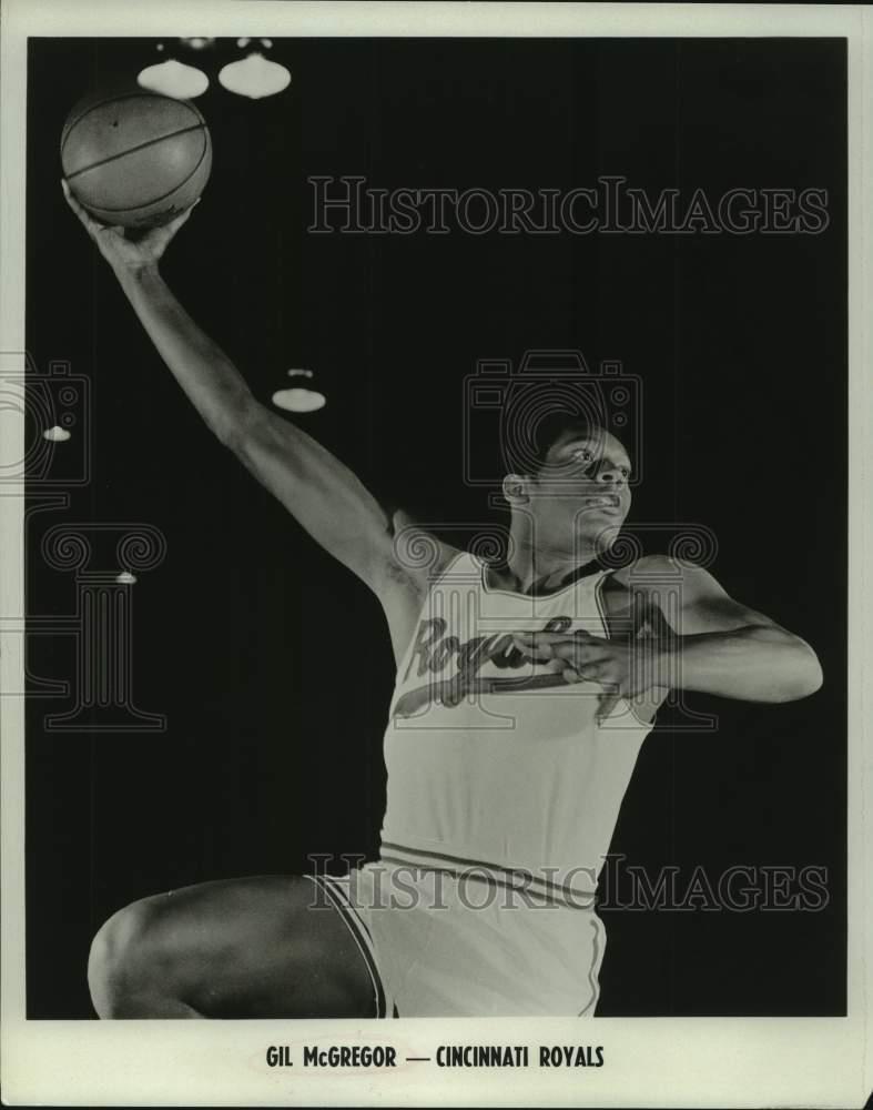 1972 Press Photo Basketball player Gil McGregor of the Cincinnati Royals