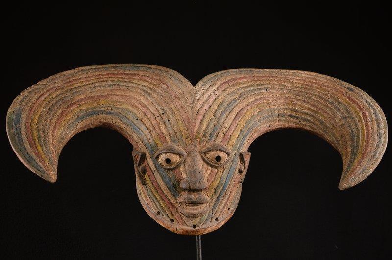 20073 A Large Authentic African Igbo Helm Mask Nigeria