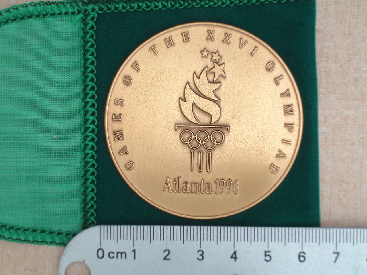 1996 Atlanta Olympics Athlete Participation medal 