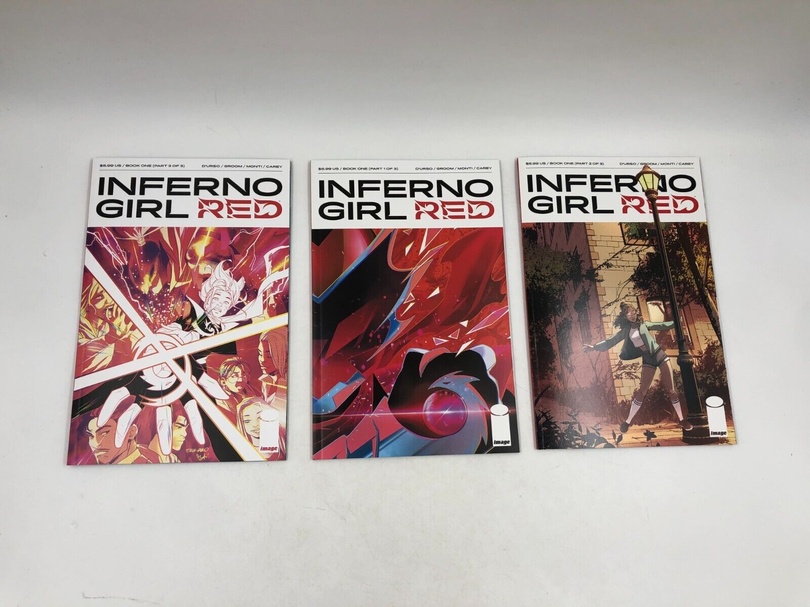 Inferno Girl Red #1-3 Lot of 3 Massive-Verse Radiant Black Image Comics 2023