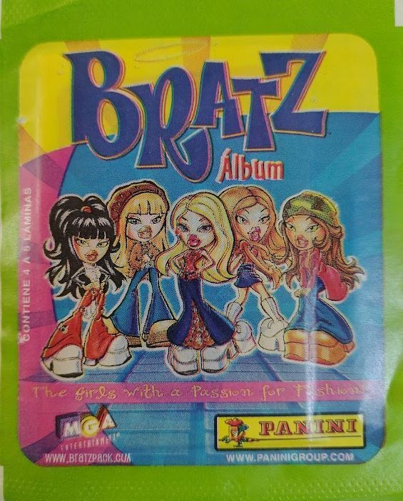Brazil Version 2003 Panini Bratz Sticker Pack