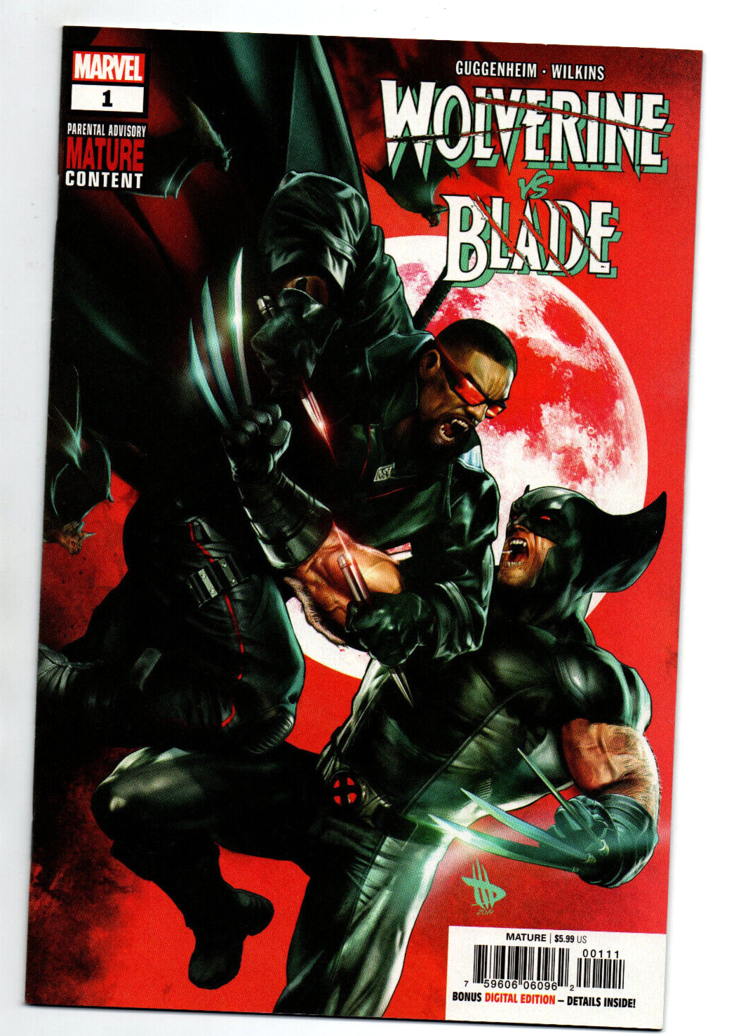 Wolverine vs. Blade #1 - Wilkins - horror - vampire - 2019 - NM