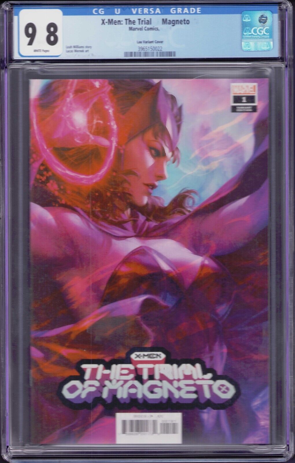 X-Men Trial of Magneto #1 Artgerm Scarlet Witch Variant CGC 9.8