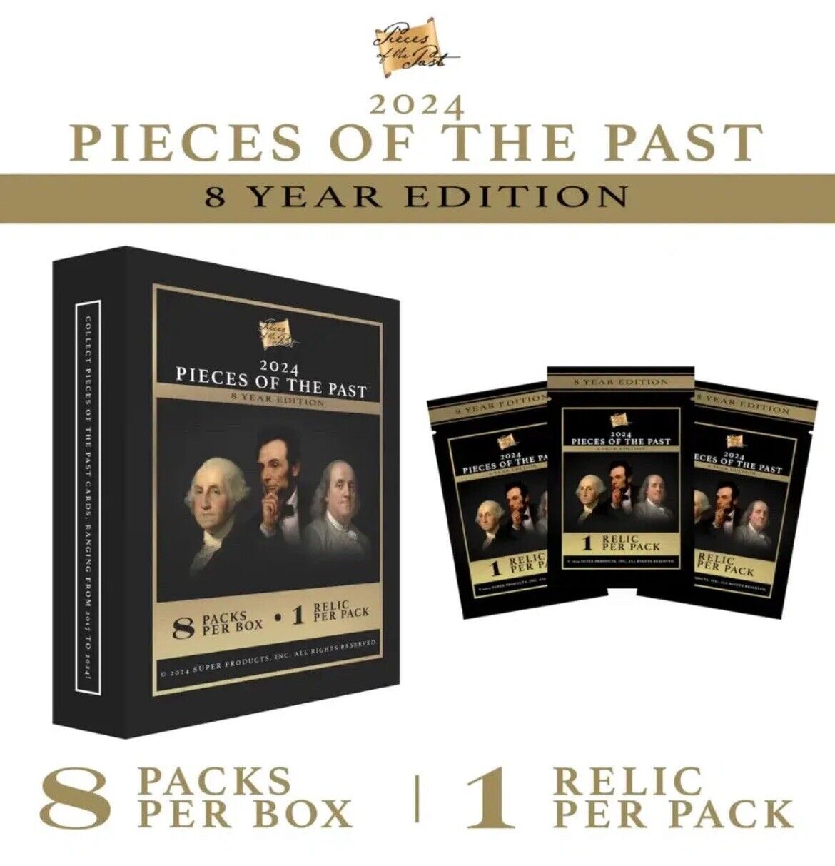 2024 Pieces of the Past 8 Year Collection Box Factory Sealed