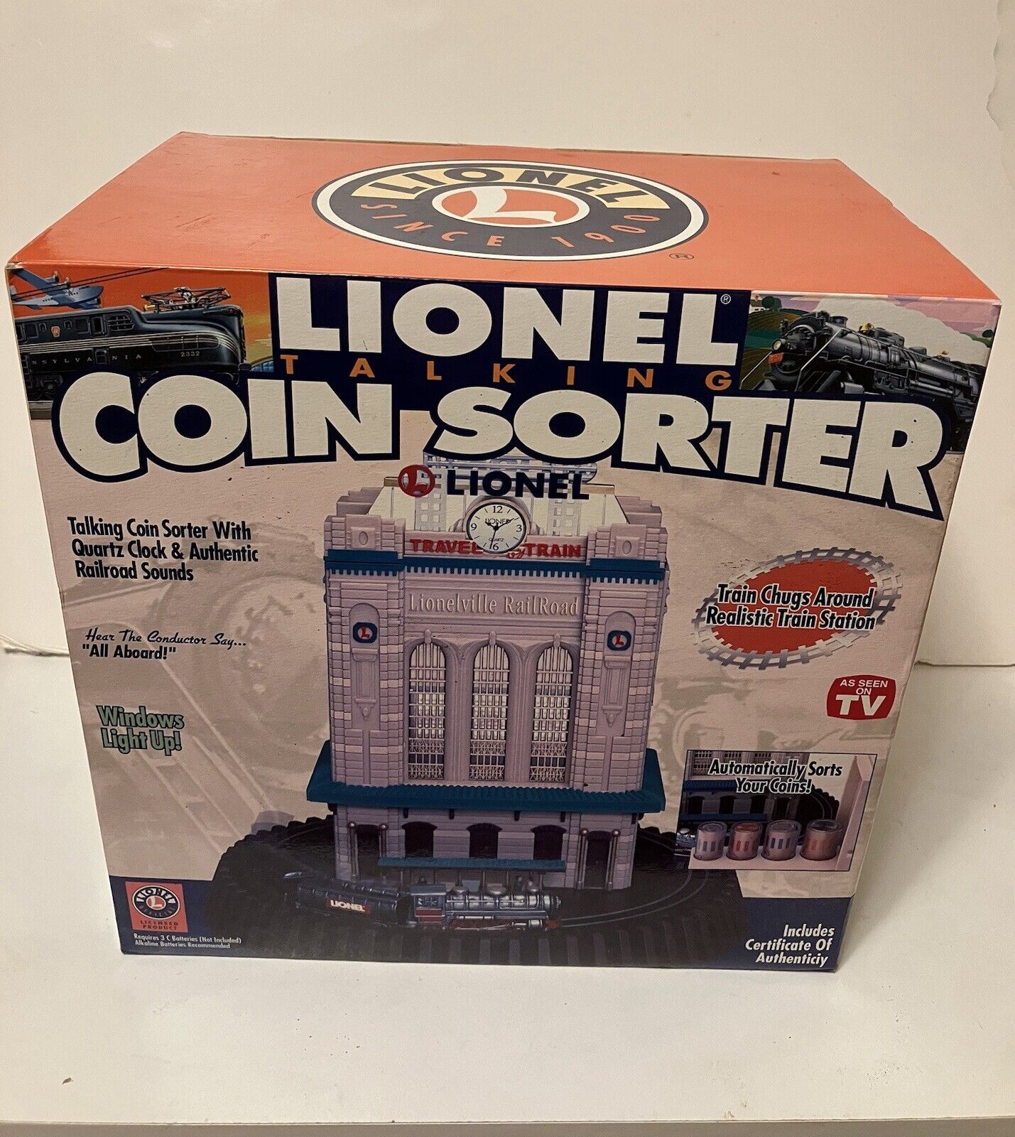 LIONEL TALKING COIN SORTER NEW IN BOX