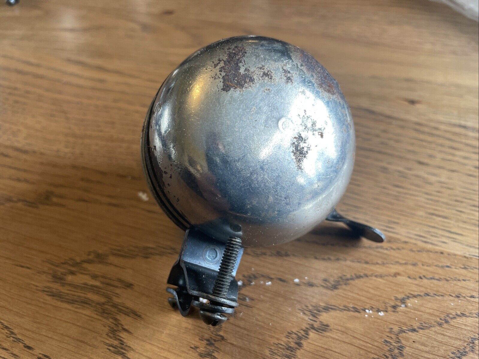 Vintage 2 1/2” Bevin Chrome Bicycle Bell A345