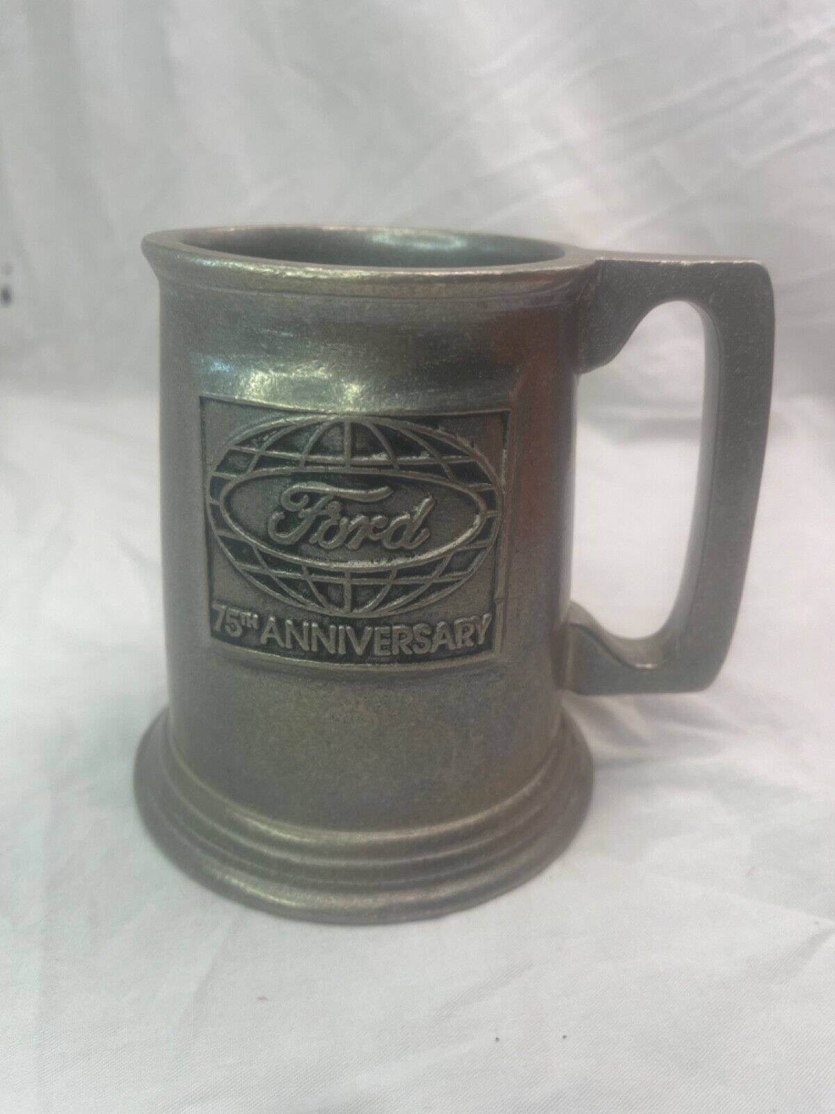 Ford 75th Anniversary Mug Metal Petwer Engraved Cup