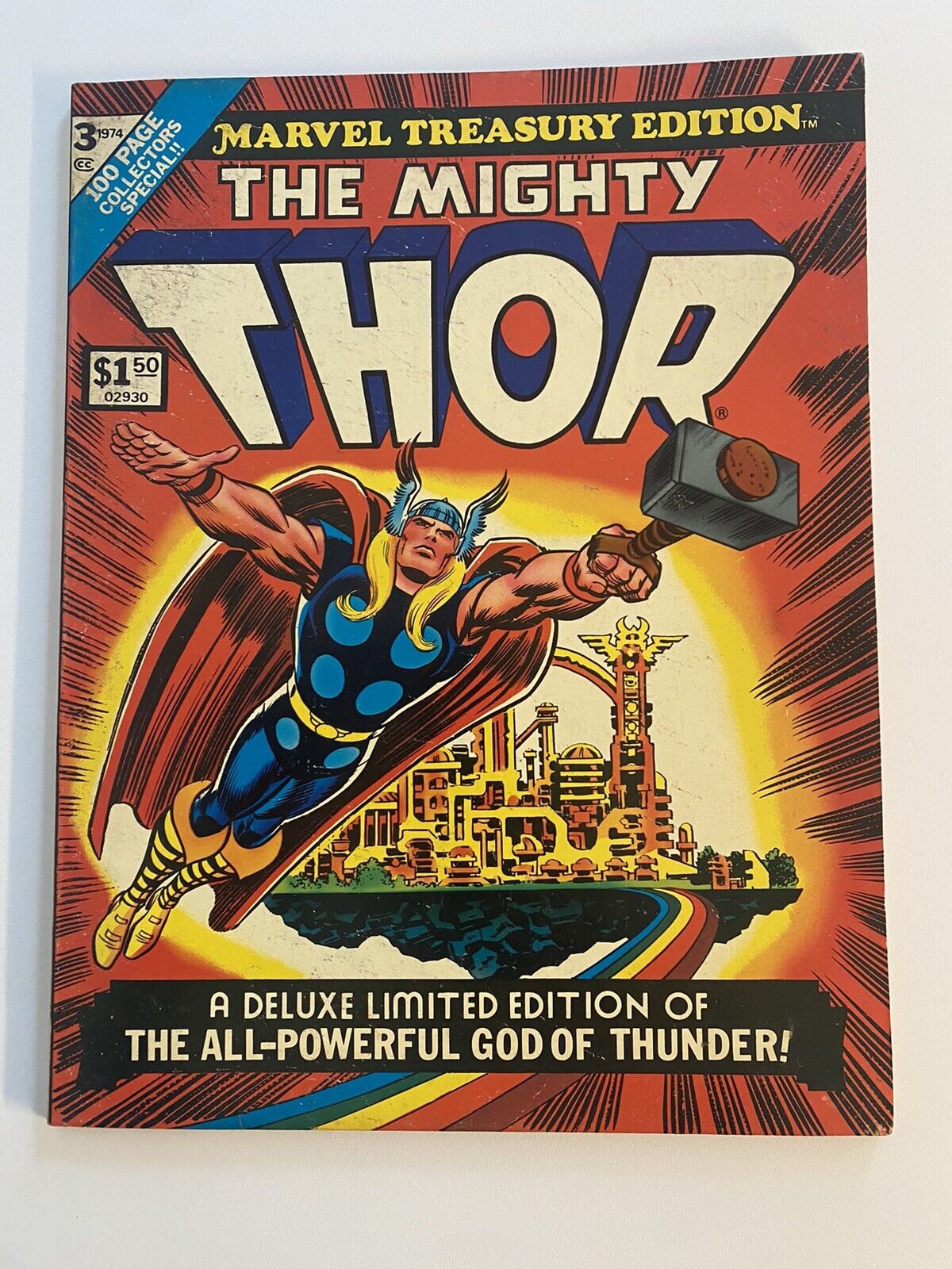 1974 Marvel Treasury Edition The Mighty Thor Comic Book #3