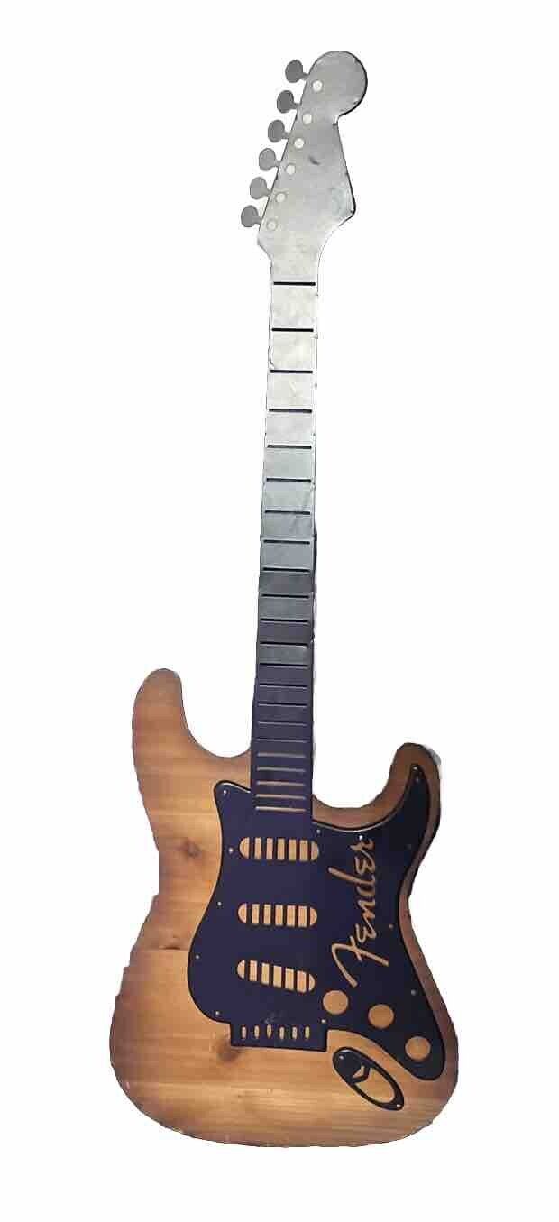 Souvenir Wooden Fender Stratocaster Guitar. Not a playing guitar, a souvenir