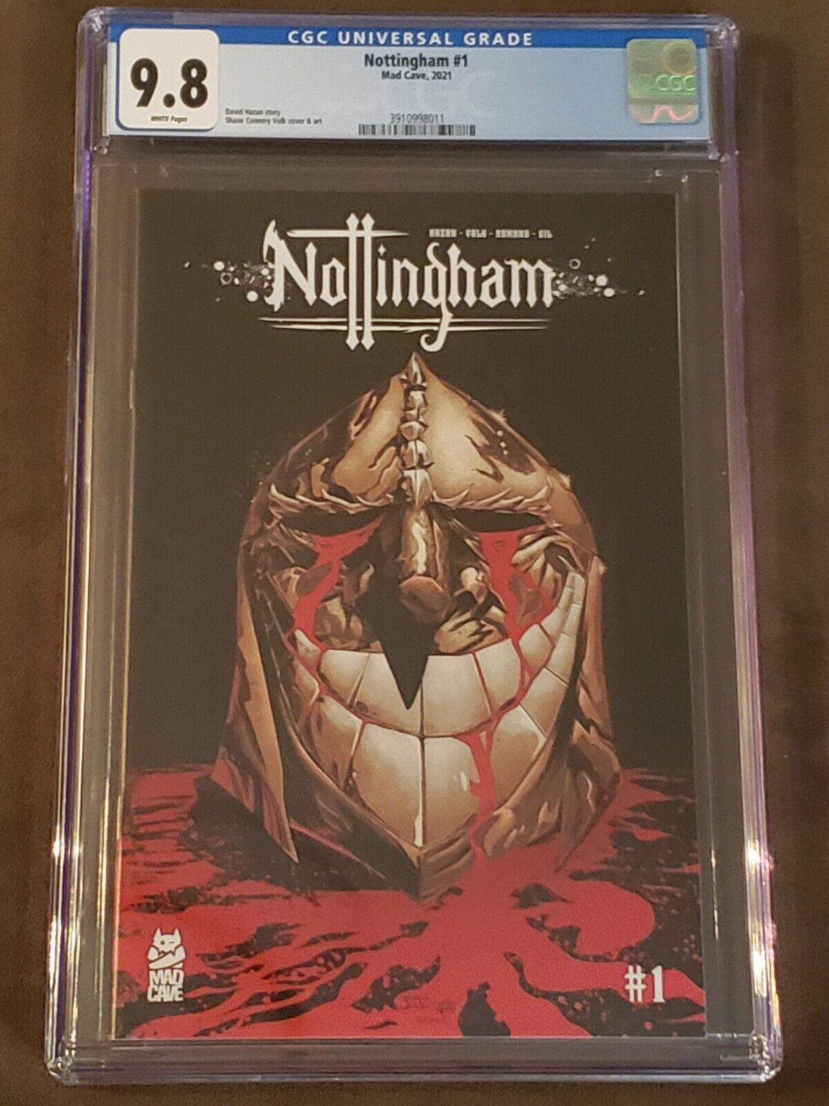 Nottingham #1 (CGC 9.8) - 1st Printing - 2021 Mad Cave - Sold Out