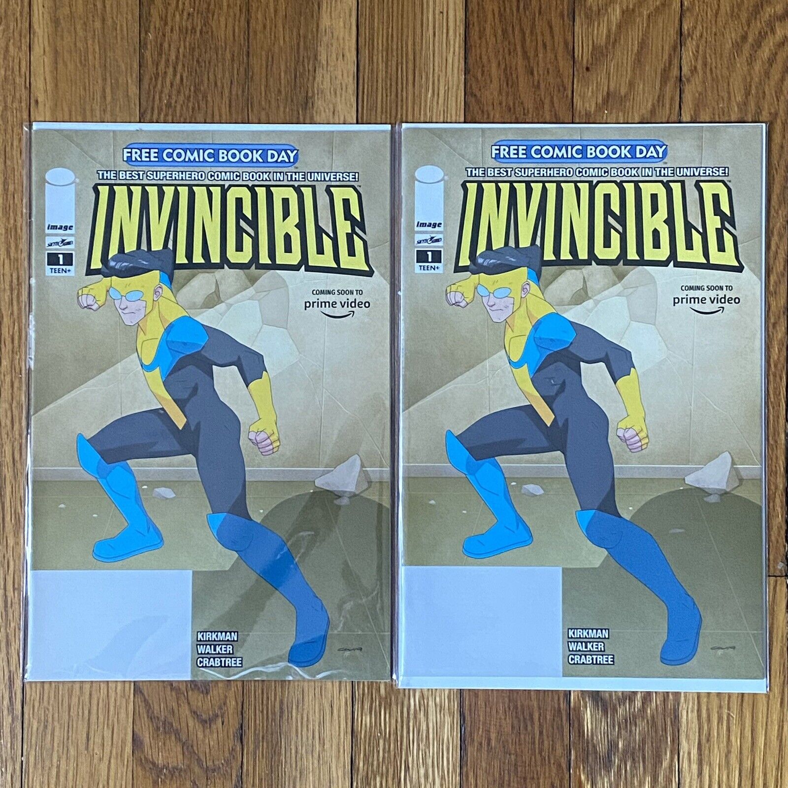2 Copies of Invincible #1 (Image Comics 2020) Free Comic Book Day Amazon