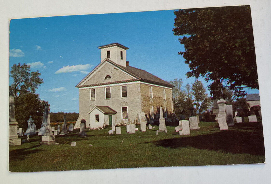 Vintage Postcard ~Fort Herkimer Church & Cemetery ~ Ft. Herkimer New York NY